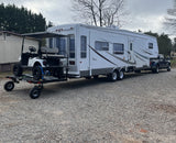 Swivelwheel Transport System, Swivelwheel Carrier, Swivelwheel Hauler, motorcycle carrier, scooter carrier, motorcycle hauler, scooter hauler, quickie mini golf cart hauler, quickie mini golf cart carrier, cricket mini golf cart carrier,cricket mini golf cart hauler,dirt bike hauler, dirt bike carrier, carrier, golf cart hauler, golf cart carrier, ATV hauler, ATV carrier, Swivelwheel DW58, motorcycle, motor home, fifth wheels, can-am carrier, can-am hauler, trike carrier, trike hauler, mobility Hauler