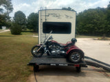 Swivelwheel Transport System, Swivelwheel Carrier, Swivelwheel Hauler, motorcycle carrier, scooter carrier, motorcycle hauler, scooter hauler, quickie mini golf cart hauler, quickie mini golf cart carrier, cricket mini golf cart carrier,cricket mini golf cart hauler,dirt bike hauler, dirt bike carrier, carrier, golf cart hauler, golf cart carrier, ATV hauler, ATV carrier, Swivelwheel DW58, motorcycle, motor home, fifth wheels, can-am carrier, can-am hauler, trike carrier, trike hauler, mobility Hauler