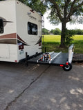 Power Ramp Motorcycle Loader, Self Loading Ramp, Safe Loading, Swivelwheel 58, Swivelwheel DW58, Swivelwheel DW58 Tandem Tow