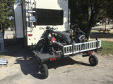 Swivelwheel Transport System, Swivelwheel Carrier, Swivelwheel Hauler, motorcycle carrier, scooter carrier, motorcycle hauler, scooter hauler, quickie mini golf cart hauler, quickie mini golf cart carrier, cricket mini golf cart carrier,cricket mini golf cart hauler,dirt bike hauler, dirt bike carrier, carrier, golf cart hauler, golf cart carrier, ATV hauler, ATV carrier, Swivelwheel DW58, motorcycle, motor home, fifth wheels, can-am carrier, can-am hauler, trike carrier, trike hauler, mobility Hauler