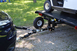 Swivelwheel Transport System, Swivelwheel Carrier, Swivelwheel Hauler, motorcycle carrier, scooter carrier, motorcycle hauler, scooter hauler, quickie mini golf cart hauler, quickie mini golf cart carrier, criket mini golf cart carrier,cricket mini golf cart hauler,dirt bike hauler, dirt bike carrier, carrier, golf cart hauler, golf cart carrier, atv hauler, atv carrier, Swivelwheel DW58 Tandem Tow, motorcycle, motorhome, fifth wheels, can-am carrier, can-am hauler, trike carrier, trike hauler
