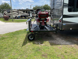 Swivelwheel Transport System, Swivelwheel Carrier, Swivelwheel Hauler, motorcycle carrier, scooter carrier, motorcycle hauler, scooter hauler, quickie mini golf cart hauler, quickie mini golf cart carrier, cricket mini golf cart carrier,cricket mini golf cart hauler,dirt bike hauler, dirt bike carrier, carrier, golf cart hauler, golf cart carrier, ATV hauler, ATV carrier, Swivelwheel DW58, motorcycle, motor home, fifth wheels, can-am carrier, can-am hauler, trike carrier, trike hauler, mobility Hauler