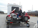 Swivelwheel Transport System, Swivelwheel Carrier, Swivelwheel Hauler, motorcycle carrier, scooter carrier, motorcycle hauler, scooter hauler, quickie mini golf cart hauler, quickie mini golf cart carrier, cricket mini golf cart carrier,cricket mini golf cart hauler,dirt bike hauler, dirt bike carrier, carrier, golf cart hauler, golf cart carrier, ATV hauler, ATV carrier, Swivelwheel DW58, motorcycle, motor home, fifth wheels, can-am carrier, can-am hauler, trike carrier, trike hauler, mobility Hauler