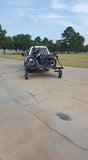 Swivelwheel Transport System, Swivelwheel Carrier, Swivelwheel Hauler, motorcycle carrier, scooter carrier, motorcycle hauler, scooter hauler, quickie mini golf cart hauler, quickie mini golf cart carrier, cricket mini golf cart carrier,cricket mini golf cart hauler,dirt bike hauler, dirt bike carrier, carrier, golf cart hauler, golf cart carrier, ATV hauler, ATV carrier, Swivelwheel DW58, motorcycle, motor home, fifth wheels, can-am carrier, can-am hauler, trike carrier, trike hauler, mobility Hauler