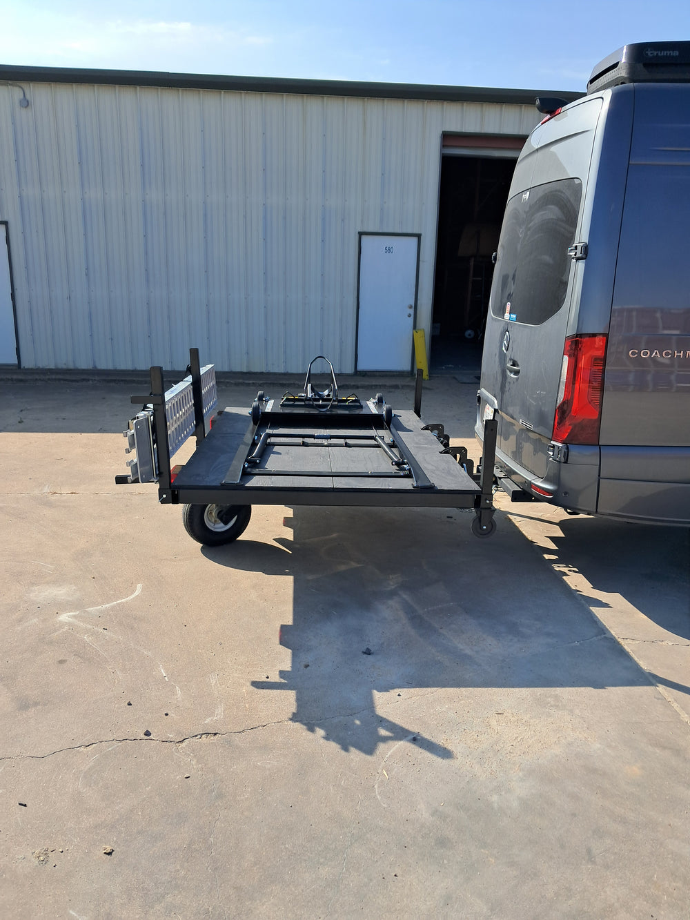 Swivelwheel Transport System,Swivelwheel Carrier, Swivelwheel Hauler, Motorcycle Carrier, scooter carrier, motorcycle hauler, scooter hauler, golf cart hauler, golf cart carrier, mini golf cart hauler, mini golf cart carrier, quickie mini golf cart hauler, quickie mini golf cart carrier, cricket mini golf cart carrier, cricket mini golf cart hauler, dirt bike hauler, dirt bike carrier, carrier, hauler, ATV hauler, ATV carrier, single wheel, sivelwheel 58, motorcycle, motor home, fifth wheels, Cruiser Ramp 