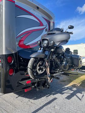 Cruiserlift Motorcycle Lift, Motorcycle Lift, Motorcycle Carrier, Motorcycle Hauler, Motorcycle, Motorhome, RV Motorcycle lift, RV Lift, RV Electric Motorcycle Lift, RV, Electric Motorcycle Lift, Harley, Honda, Victory, Yamaha, Winch Lift, Bikes, Bike Lift