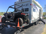 Swivelwheel Transport System, Swivelwheel Carrier, Swivelwheel Hauler, motorcycle carrier, scooter carrier, motorcycle hauler, scooter hauler, quickie mini golf cart hauler, quickie mini golf cart carrier, cricket mini golf cart carrier,cricket mini golf cart hauler,dirt bike hauler, dirt bike carrier, carrier, golf cart hauler, golf cart carrier, ATV hauler, ATV carrier, Swivelwheel DW58, motorcycle, motor home, fifth wheels, can-am carrier, can-am hauler, trike carrier, trike hauler, mobility Hauler 