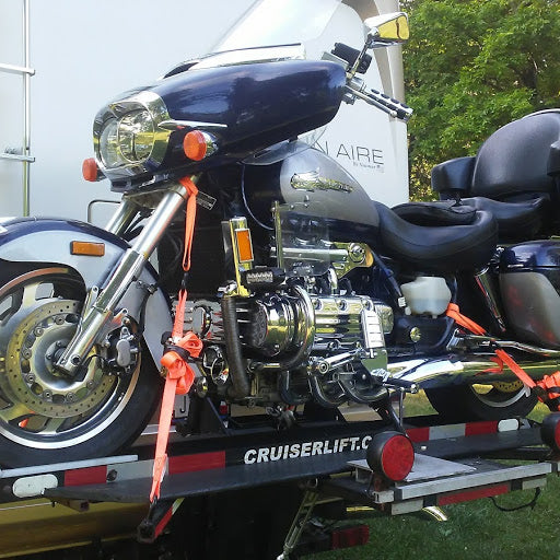 Cruiserlift Motorcycle Lift, Motorcycle Lift, Motorcycle Carrier, Motorcycle Hauler, Motorcycle, Motorhome, RV Motorcycle lift, RV Lift, RV Electric Motorcycle Lift, RV, Electric Motorcycle Lift, Harley, Honda, Victory, Yamaha, Winch Lift, Bikes, Bike Lift