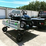 Quikie Mini Golf Cart, mini golf cart, golf cart, quikie golf cart, swivelwheel hauler, swivelwheel carrier, swivelwheel, swivelwheel 46, mini golf cart hauler, mini golf cart carrier, cricket, cricket carrier, cricket hauler 