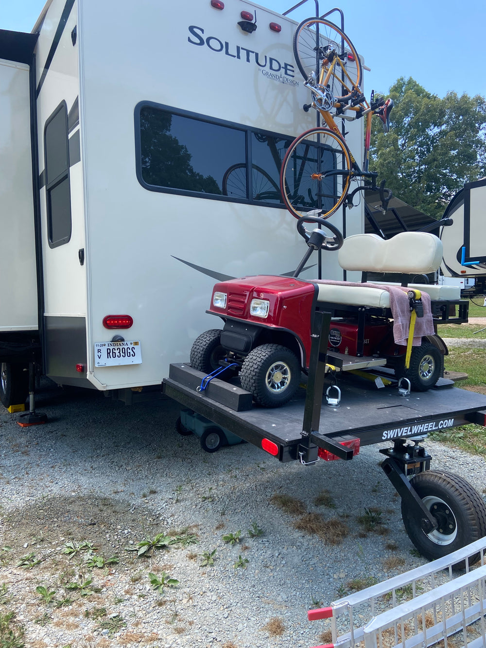Golf cart rack for camper online