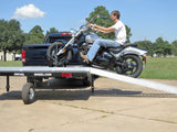 Power Ramp Motorcycle Loader, Self Loading Ramp, Safe Loading, Swivelwheel 58, Swivelwheel DW58, Swivelwheel DW58 Tandem Tow 