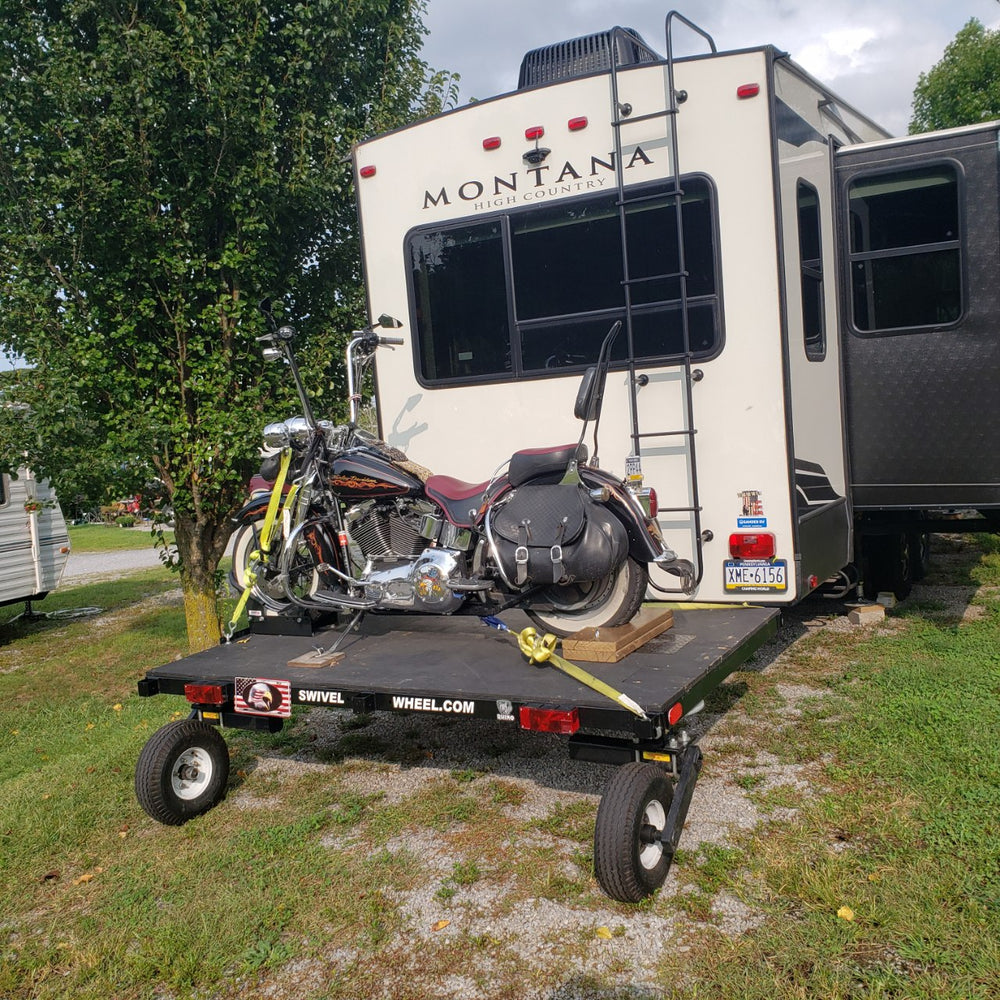 Motorcycle carrier for back of travel trailer online