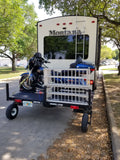 Swivelwheel Transport System, Swivelwheel Carrier, Swivelwheel Hauler, motorcycle carrier, scooter carrier, motorcycle hauler, scooter hauler, quickie mini golf cart hauler, quickie mini golf cart carrier, cricket mini golf cart carrier,cricket mini golf cart hauler,dirt bike hauler, dirt bike carrier, carrier, golf cart hauler, golf cart carrier, ATV hauler, ATV carrier, Swivelwheel DW58, motorcycle, motor home, fifth wheels, can-am carrier, can-am hauler, trike carrier, trike hauler, mobility Hauler 