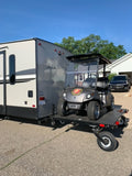 Swivelwheel Transport System, Swivelwheel Carrier, Swivelwheel Hauler, motorcycle carrier, scooter carrier, motorcycle hauler, scooter hauler, quickie mini golf cart hauler, quickie mini golf cart carrier, cricket mini golf cart carrier,cricket mini golf cart hauler,dirt bike hauler, dirt bike carrier, carrier, golf cart hauler, golf cart carrier, ATV hauler, ATV carrier, Swivelwheel DW58, motorcycle, motor home, fifth wheels, can-am carrier, can-am hauler, trike carrier, trike hauler, mobility Hauler 
