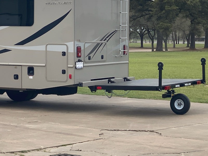 Swivelwheel Transport System,Swivelwheel Carrier, Swivelwheel Hauler, Motorcycle Carrier, scooter carrier, motorcycle hauler, scooter hauler, golf cart hauler, golf cart carrier, mini golf cart hauler, mini golf cart carrier, quickie mini golf cart hauler, quickie mini golf cart carrier, cricket mini golf cart carrier, cricket mini golf cart hauler, dirt bike hauler, dirt bike carrier, carrier, hauler, ATV hauler, ATV carrier, single wheel, sivelwheel 58, motorcycle, motor home, fifth wheels