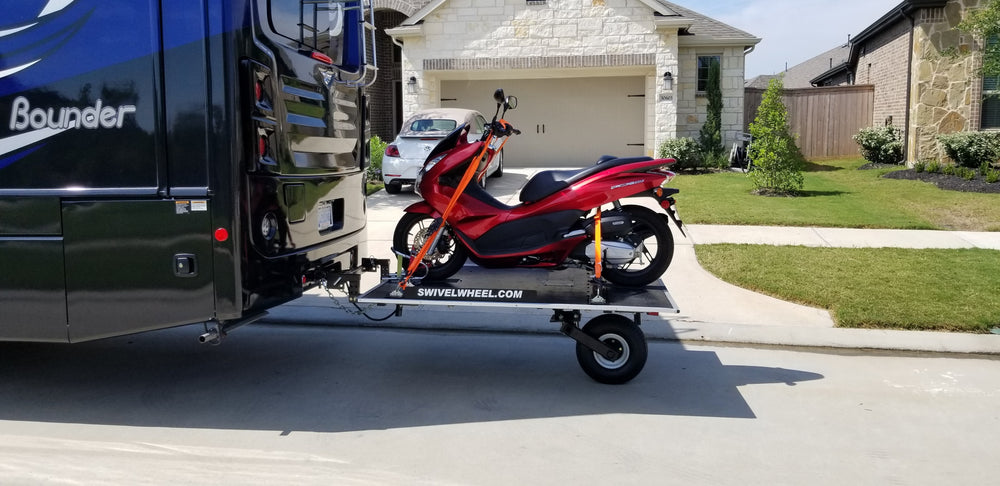 Swivelwheel transport System,Swivelwheel Carrier, Swivelwheel Hauler, Motorcycle Carrier, scooter carrier, motorcycle hauler, scooter hauler, golf cart carrier, golf cart carrier, mini golf cart hauler, mini golf cart carrier, quickie mini golf cart hauler, quickie mini golf cart carrier, cricket mini golf cart carrier, cricket mini golf cart hauler, dirt bike hauler, dirt bike carrier, carrier, hauler, ATV hauler, ATV carrier, Swivelwheel 46 Truck Rack, Swivelwheel ECO Hauler / Carrier 