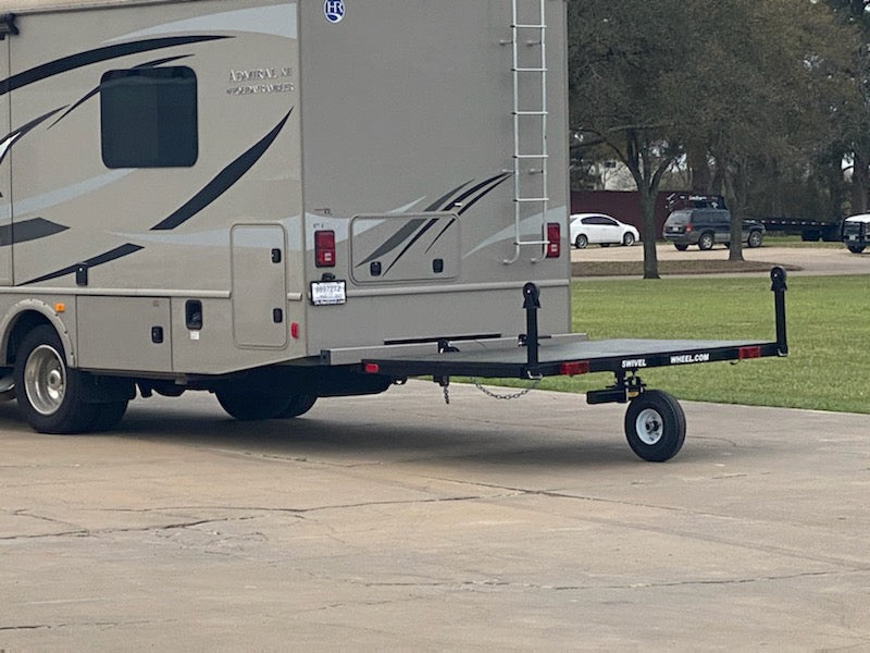 Swivelwheel Transport System,Swivelwheel Carrier, Swivelwheel Hauler, Motorcycle Carrier, scooter carrier, motorcycle hauler, scooter hauler, golf cart hauler, golf cart carrier, mini golf cart hauler, mini golf cart carrier, quickie mini golf cart hauler, quickie mini golf cart carrier, cricket mini golf cart carrier, cricket mini golf cart hauler, dirt bike hauler, dirt bike carrier, carrier, hauler, ATV hauler, ATV carrier, single wheel, sivelwheel 58, motorcycle, motor home, fifth wheels