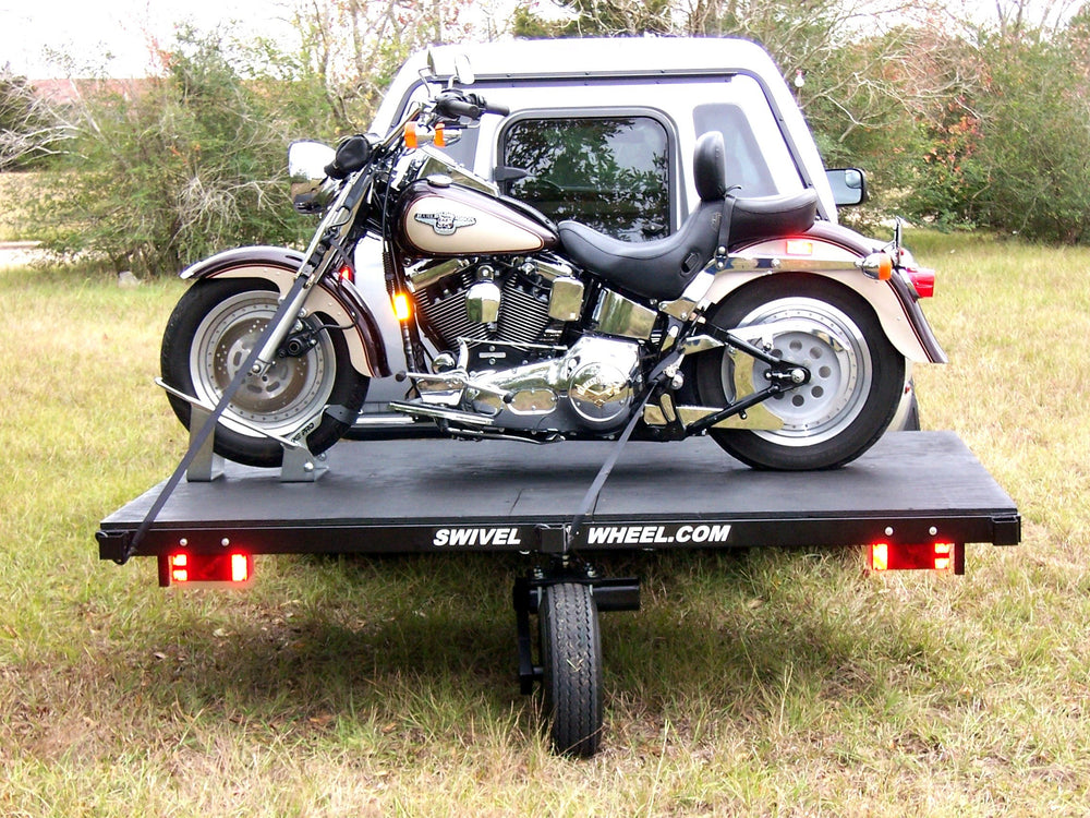 Swivelwheel Transport System,Swivelwheel Carrier, Swivelwheel Hauler, Motorcycle Carrier, scooter carrier, motorcycle hauler, scooter hauler, golf cart hauler, golf cart carrier, mini golf cart hauler, mini golf cart carrier, quickie mini golf cart hauler, quickie mini golf cart carrier, cricket mini golf cart carrier, cricket mini golf cart hauler, dirt bike hauler, dirt bike carrier, carrier, hauler, ATV hauler, ATV carrier, single wheel, sivelwheel 58, motorcycle, motor home, fifth wheels