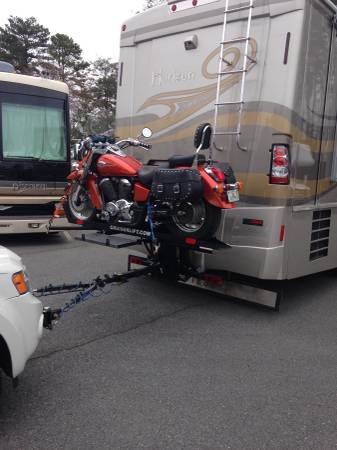 Cruiserlift Motorcycle Lift, Motorcycle Lift, Motorcycle Carrier, Motorcycle Hauler, Motorcycle, Motorhome, RV Motorcycle lift, RV Lift, RV Electric Motorcycle Lift, RV, Electric Motorcycle Lift, Harley, Honda, Victory, Yamaha, Winch Lift, Bikes, Bike Lift