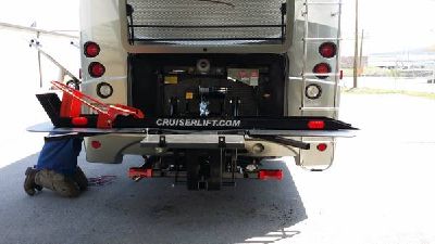 Cruiserlift Motorcycle Lift, Motorcycle Lift, Motorcycle Carrier, Motorcycle Hauler, Motorcycle, Motorhome, RV Motorcycle lift, RV Lift, RV Electric Motorcycle Lift, RV, Electric Motorcycle Lift, Harley, Honda, Victory, Yamaha, Winch Lift, Bikes, Bike Lift