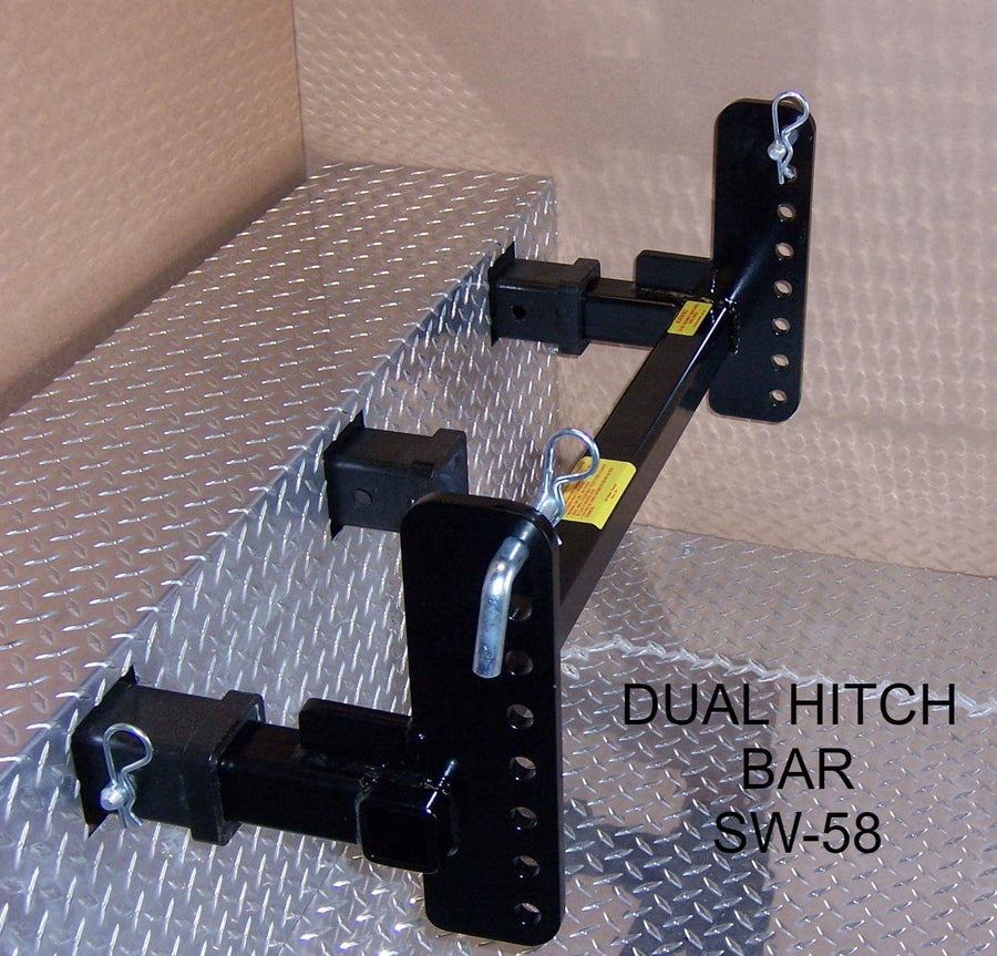 Dual Receiver Hitch Bar for Swivelwheel Systems Fastmaster Products