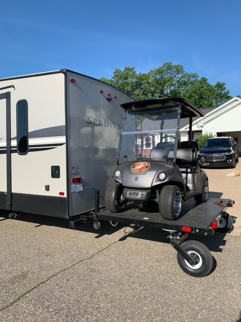 Swivelwheel Dual Wheel RV & Camper Carrier Trailer