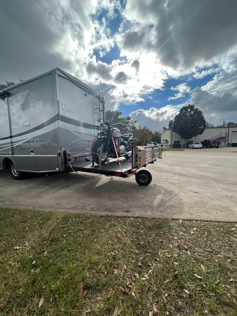 Swivelwheel Transport System,Swivelwheel Carrier, Swivelwheel Hauler, Motorcycle Carrier, scooter carrier, motorcycle hauler, scooter hauler, golf cart hauler, golf cart carrier, mini golf cart hauler, mini golf cart carrier, quickie mini golf cart hauler, quickie mini golf cart carrier, cricket mini golf cart carrier, cricket mini golf cart hauler, dirt bike hauler, dirt bike carrier, carrier, hauler, ATV hauler, ATV carrier, single wheel, sivelwheel 58, motorcycle, motor home, fifth wheels