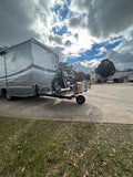 Swivelwheel Transport System,Swivelwheel Carrier, Swivelwheel Hauler, Motorcycle Carrier, scooter carrier, motorcycle hauler, scooter hauler, golf cart hauler, golf cart carrier, mini golf cart hauler, mini golf cart carrier, quickie mini golf cart hauler, quickie mini golf cart carrier, cricket mini golf cart carrier, cricket mini golf cart hauler, dirt bike hauler, dirt bike carrier, carrier, hauler, ATV hauler, ATV carrier, single wheel, sivelwheel 58, motorcycle, motor home, fifth wheels