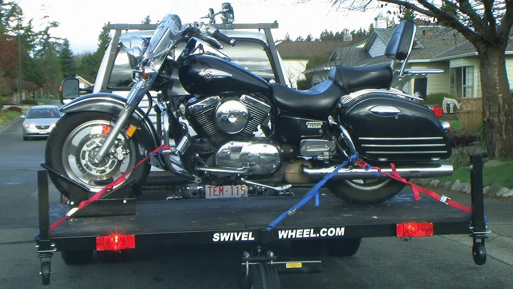 Swivelwheel Transport System,Swivelwheel Carrier, Swivelwheel Hauler, Motorcycle Carrier, scooter carrier, motorcycle hauler, scooter hauler, golf cart hauler, golf cart carrier, mini golf cart hauler, mini golf cart carrier, quickie mini golf cart hauler, quickie mini golf cart carrier, cricket mini golf cart carrier, cricket mini golf cart hauler, dirt bike hauler, dirt bike carrier, carrier, hauler, ATV hauler, ATV carrier, single wheel, sivelwheel 58, motorcycle, motor home, fifth wheels