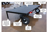 Swivelwheel Transport System, Swivelwheel Carrier, Swivelwheel Hauler, motorcycle carrier, scooter carrier, motorcycle hauler, scooter hauler, quickie mini golf cart hauler, quickie mini golf cart carrier, criket mini golf cart carrier,cricket mini golf cart hauler,dirt bike hauler, dirt bike carrier, carrier, golf cart hauler, golf cart carrier, atv hauler, atv carrier, Swivelwheel DW58, motorcycle, motorhome, fifth wheels, can-am carrier, can-am hauler, trike carrier, trike hauler