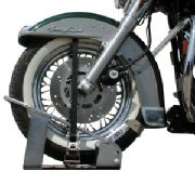 Locking Motorcycle WheelChock Carrier